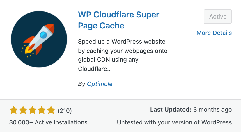 WP Cloudflare Super Page Cache Plugin